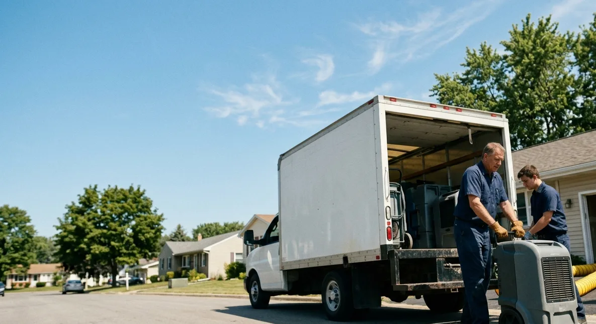 Water Damage Cleanup in Bridgeport, OH near me